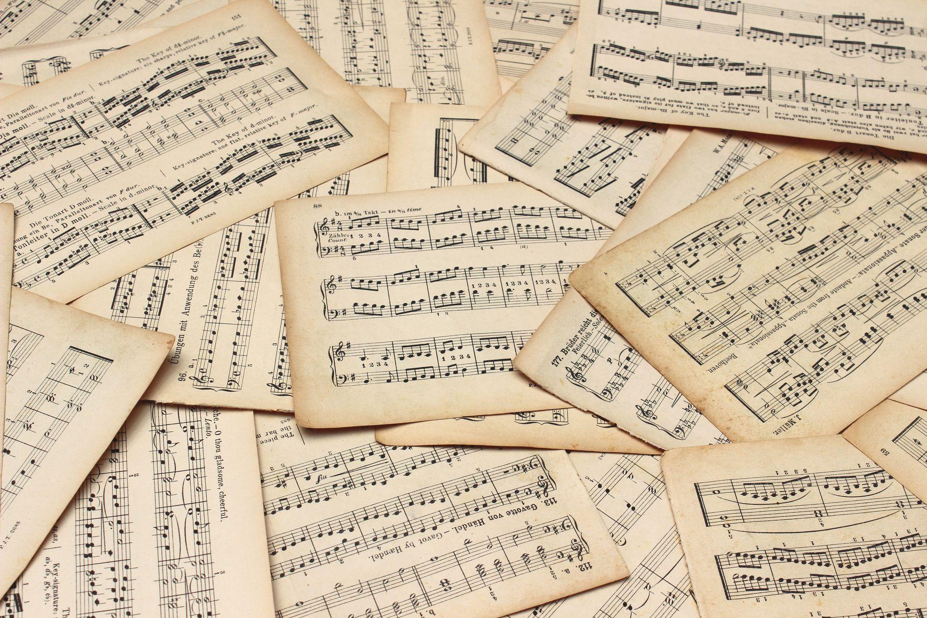 Illustration of Exploring the History of Music Notation Across Centuries